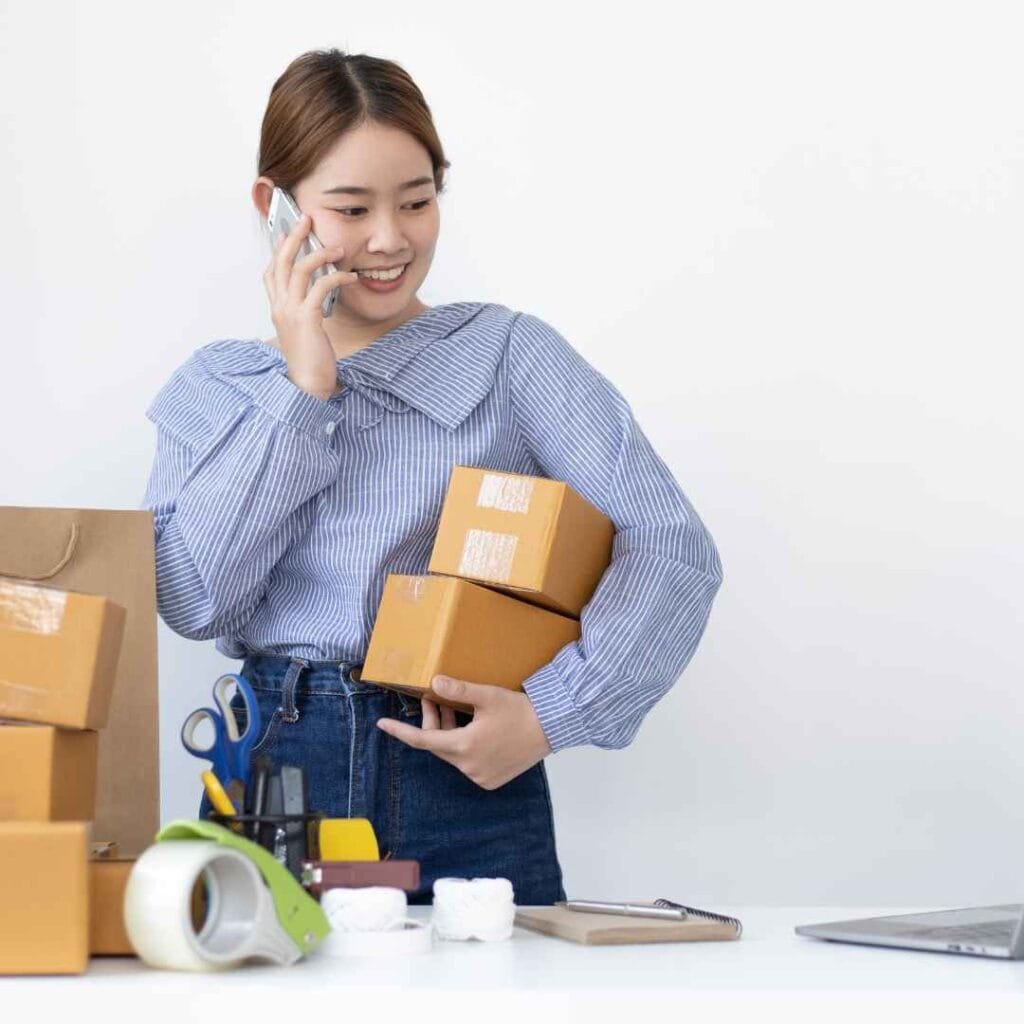 Madre emprendedora en Amazon FBA