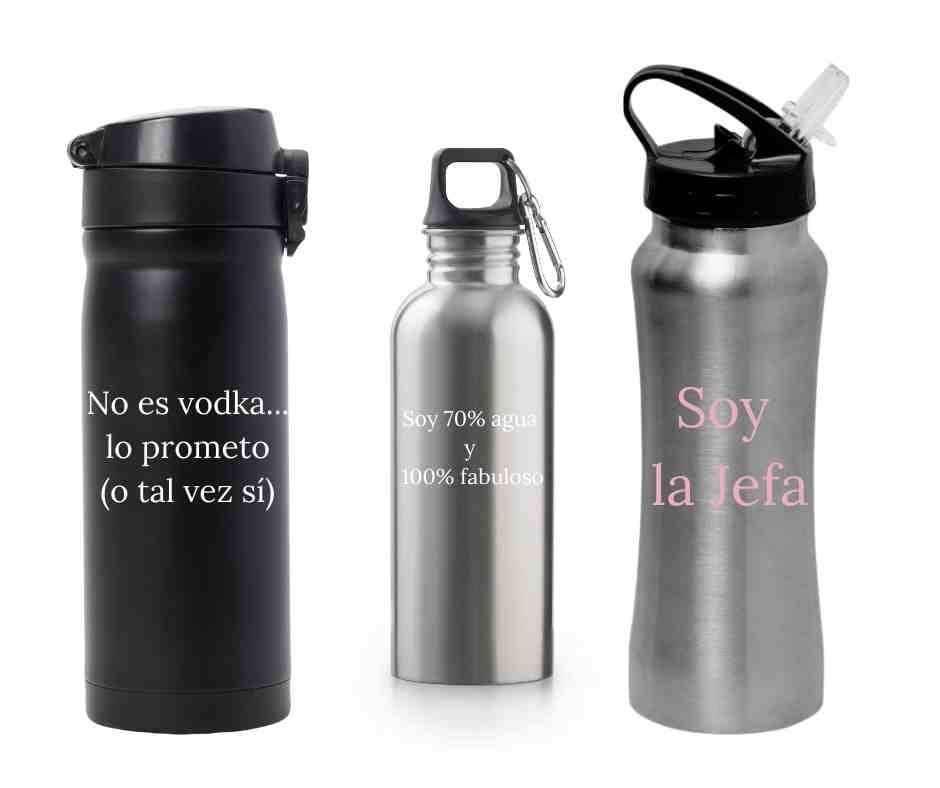 Botellas de agua reutilizables